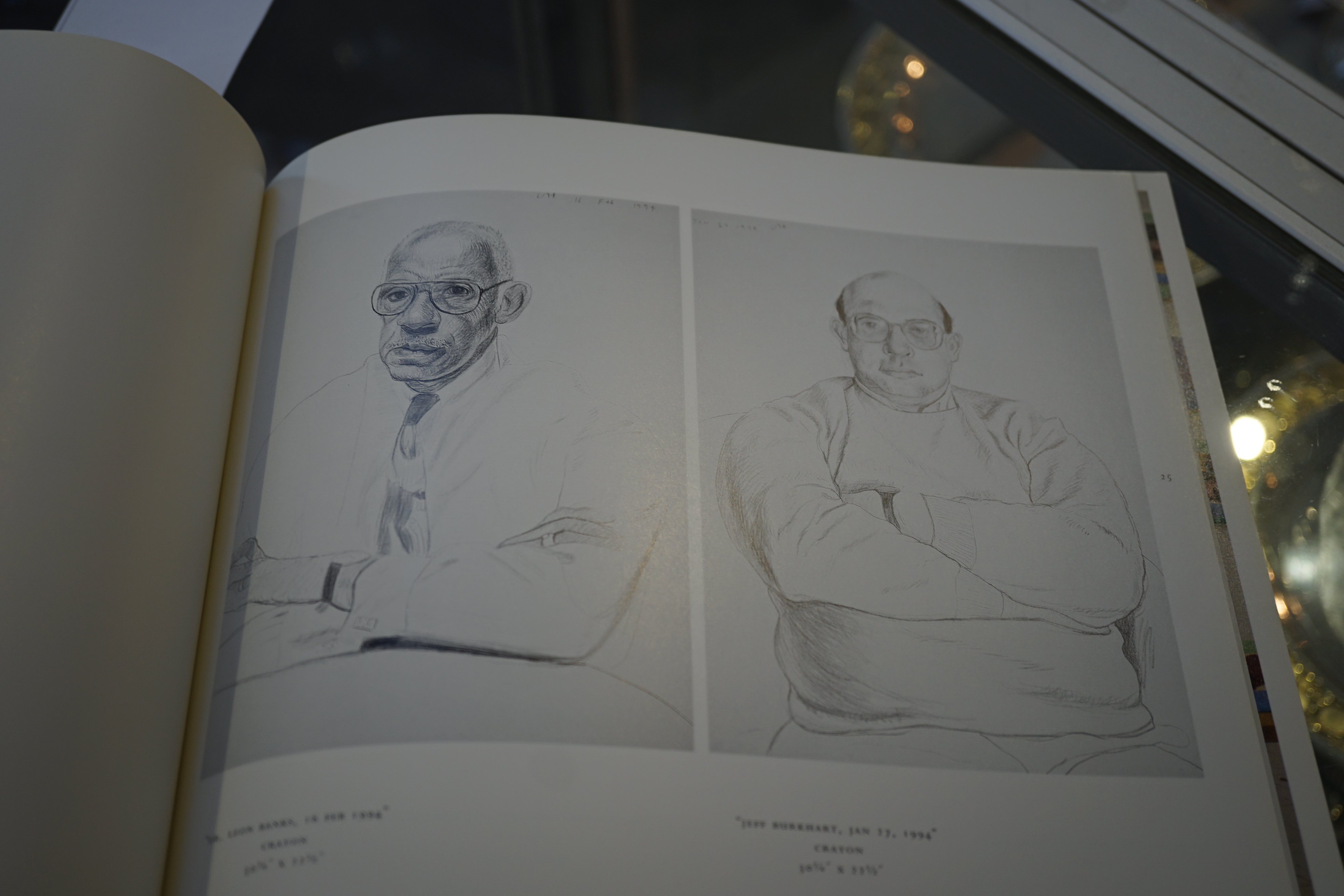 David Hockney (English, b.1937), 'Some very large new paintings with 25 dogs upstairs', Exhibition catalogue for L.A. Louver May 1995, overall 21.5 x 25.5cm